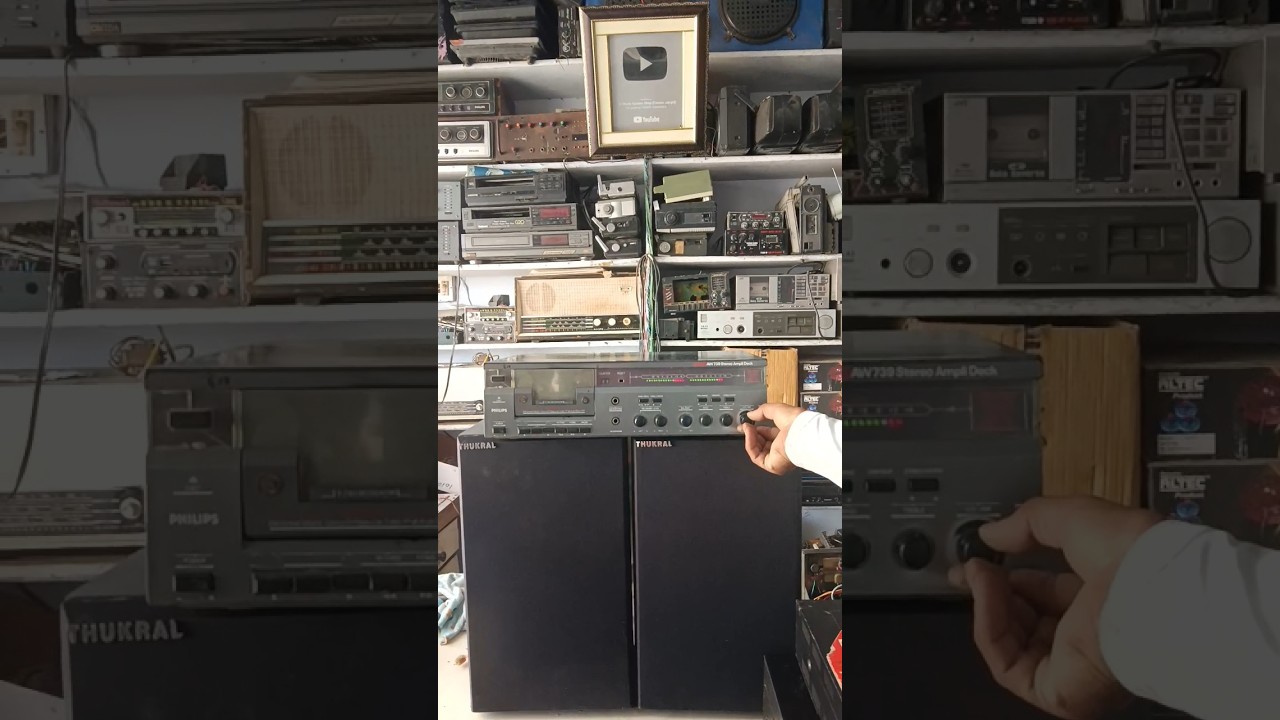 Philips AW739 Stereo Ampli Deck ✅ Thukral 8 inch Speaker Music Testing 📱 7742853435 #philips #music