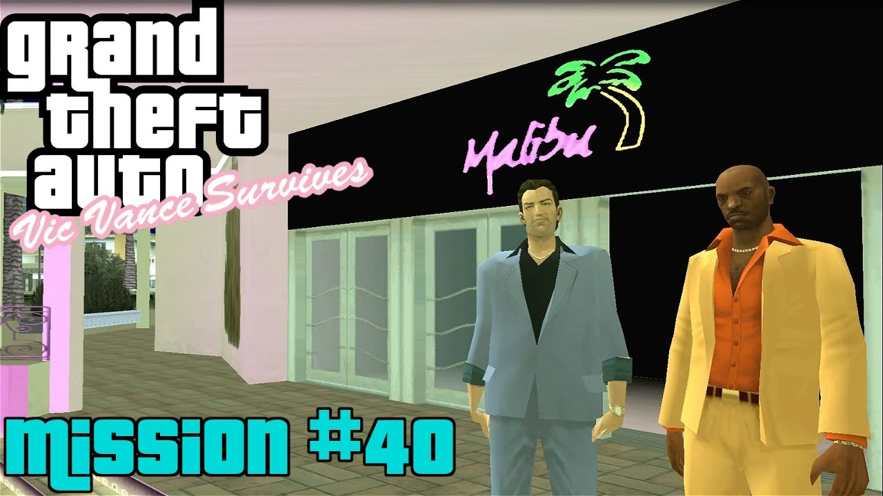 GTA Mixed - Vic Vance Survives - Mission #40 -  The Setup  (HD)