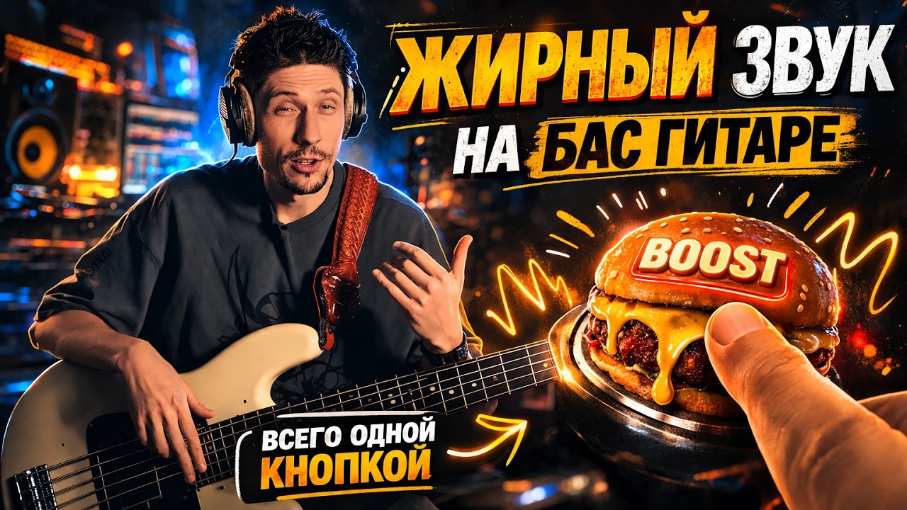 Жирный звук на бас гитаре