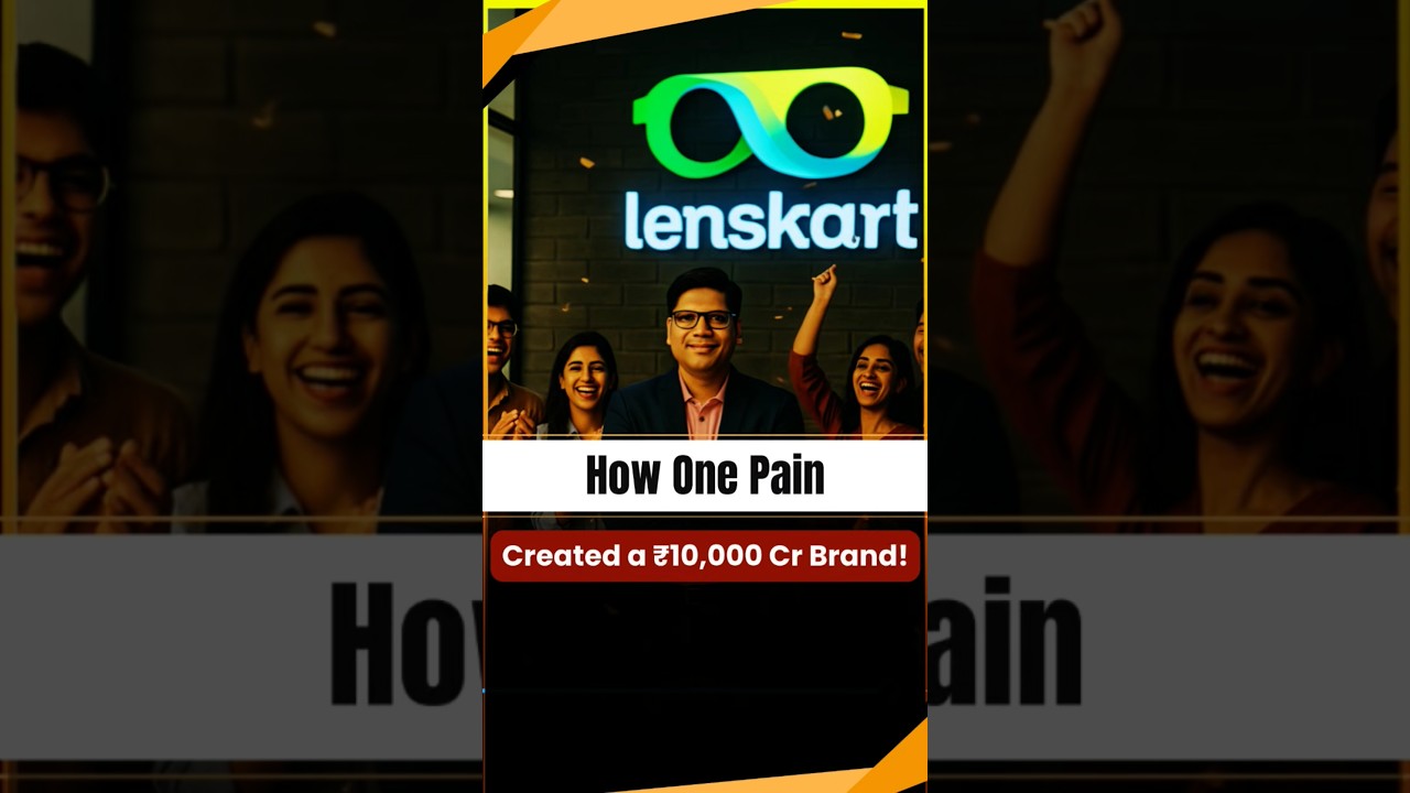 Lenskart: How Peyush Bansal Built a ₹10,000 Cr Empire from Scratch #shorts #trending