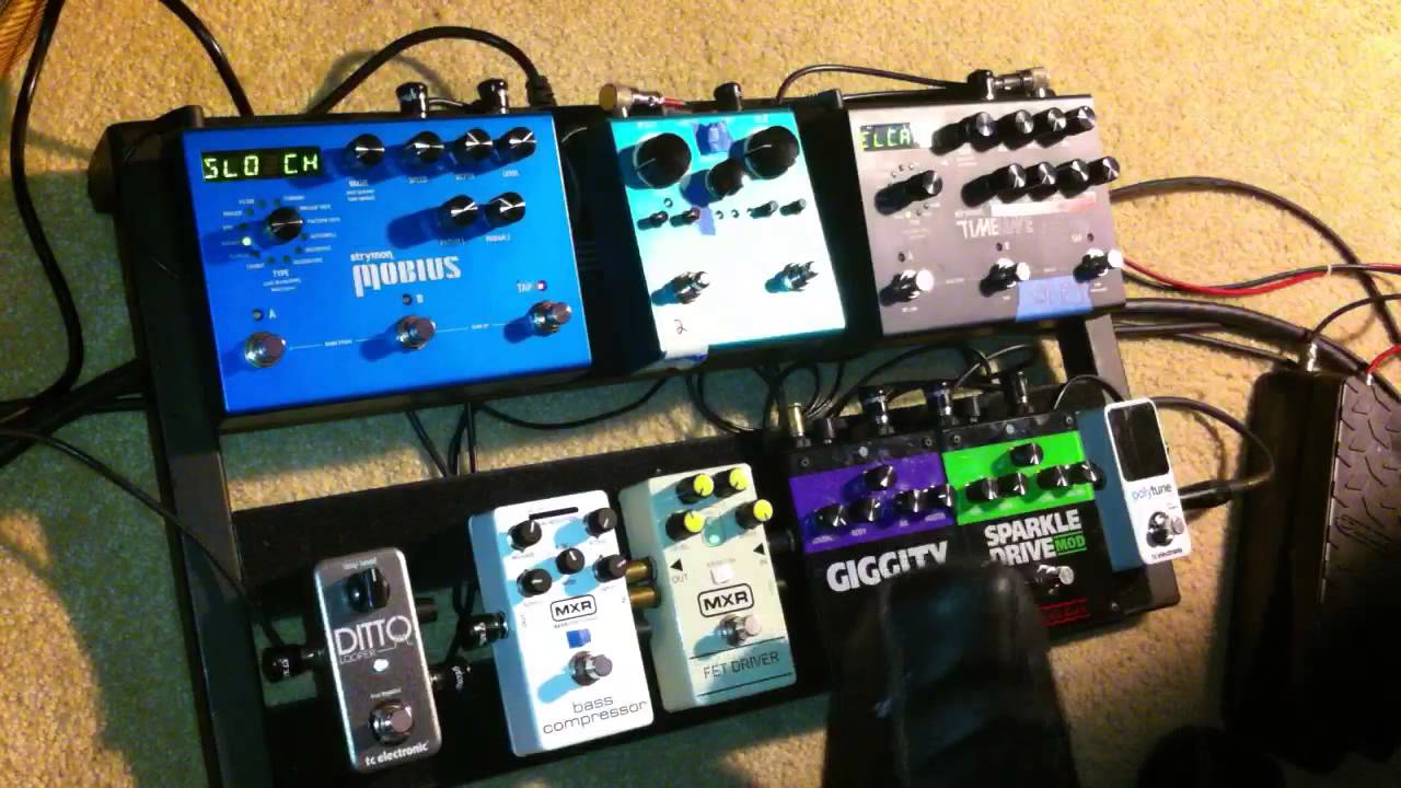Pedal Power 4x4 w/ TC Ditto, Strymon Mobius & Timeline, MXR Fet Driver, etc...