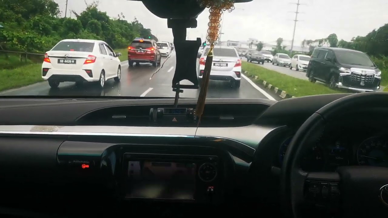 Toyota Hilux Driving After Rainy Days