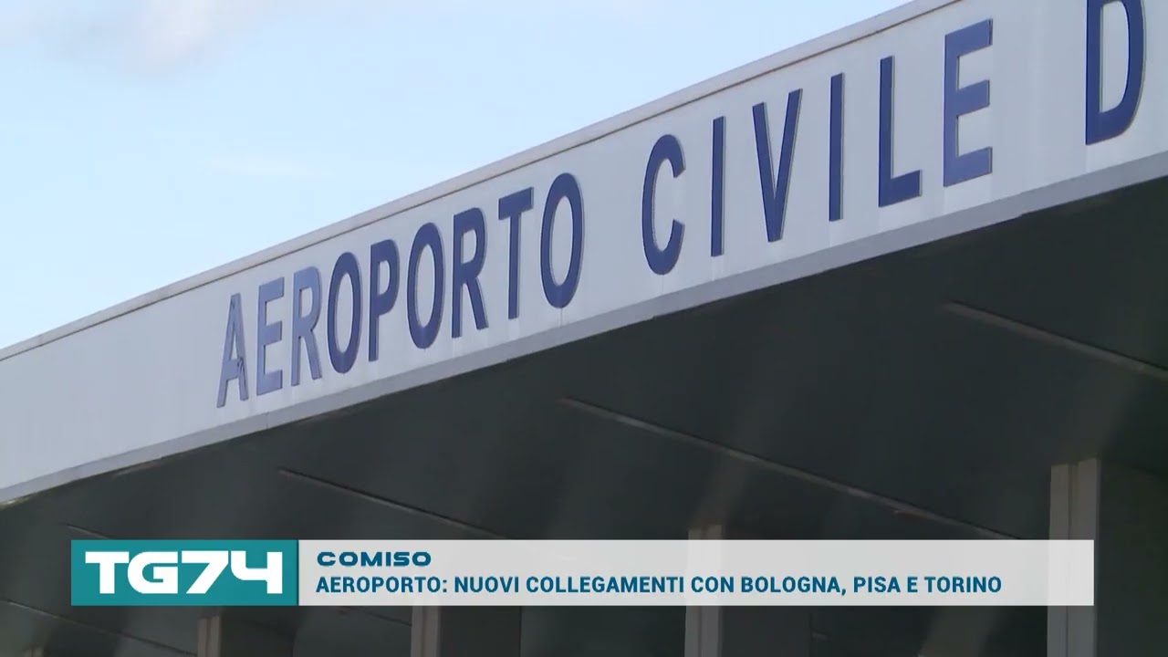 COMISO - AEROPORTO, NUOVI COLLEGAMENTI CON BOLOGNA, PISA E TORINO