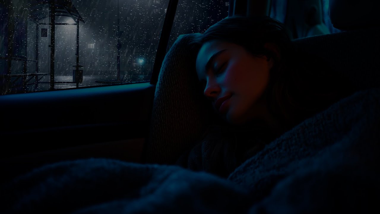 POV: You’re Sleeping in the Backseat During a Rainy Night Car Ride 🌧️ Deep Sleep Ambience