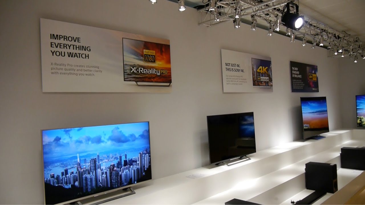 Sony Launch 2016 XD94, XD93, XD85 and SD85 4K UHD HDR TVs