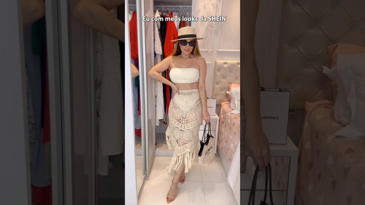 Procurando look  praia? Achou! BEACHWEAR SHEIN. 