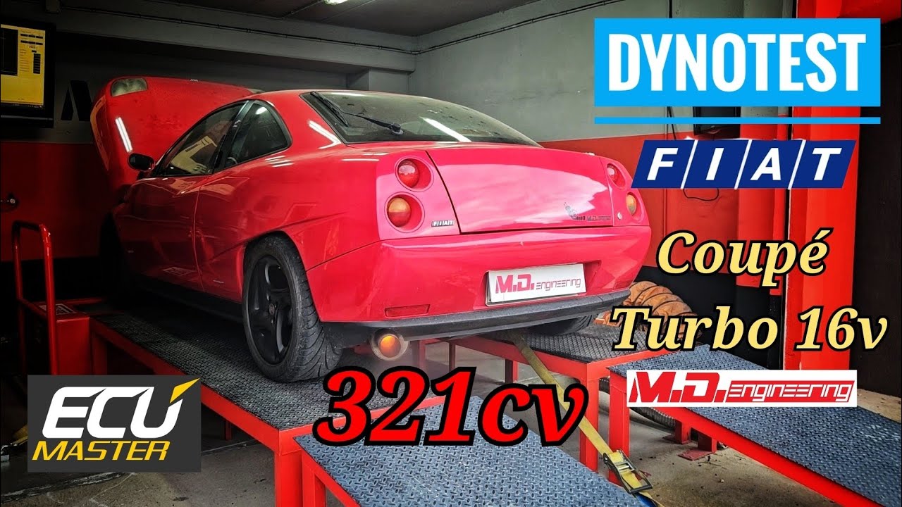 DYNOYEST - Fiat Coupé Turbo 16v - 321cv - M.D. Engineering