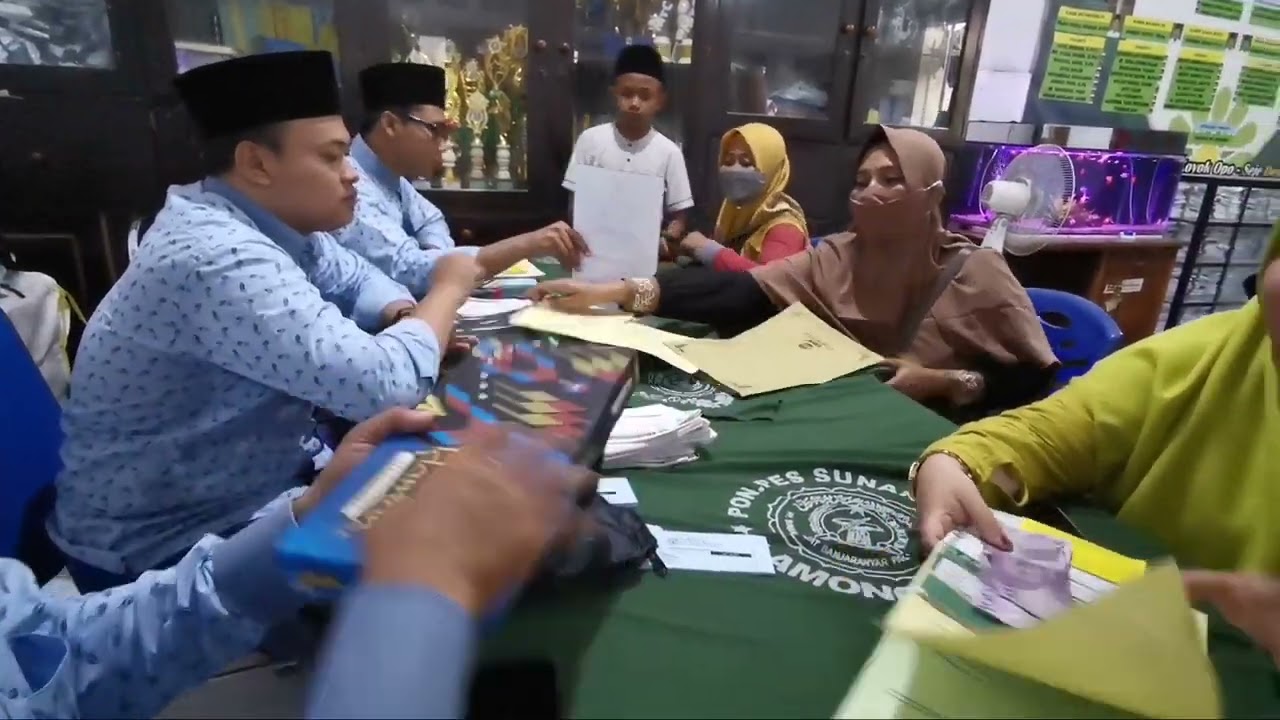 HARI PERTAMA PENERIMAAN SANTRI BARU PONDOK PESANTREN SUNAN DRAJAT