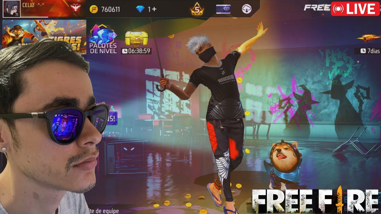 💜VAMOS JOGAR JUNTOS 👀 💜FREE FIRE + SALA💜