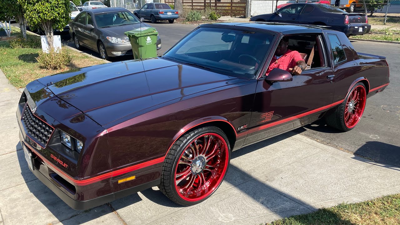 5.3 60e Ls swap 1988 Monte Carlo T-Top and sunroof on 22s