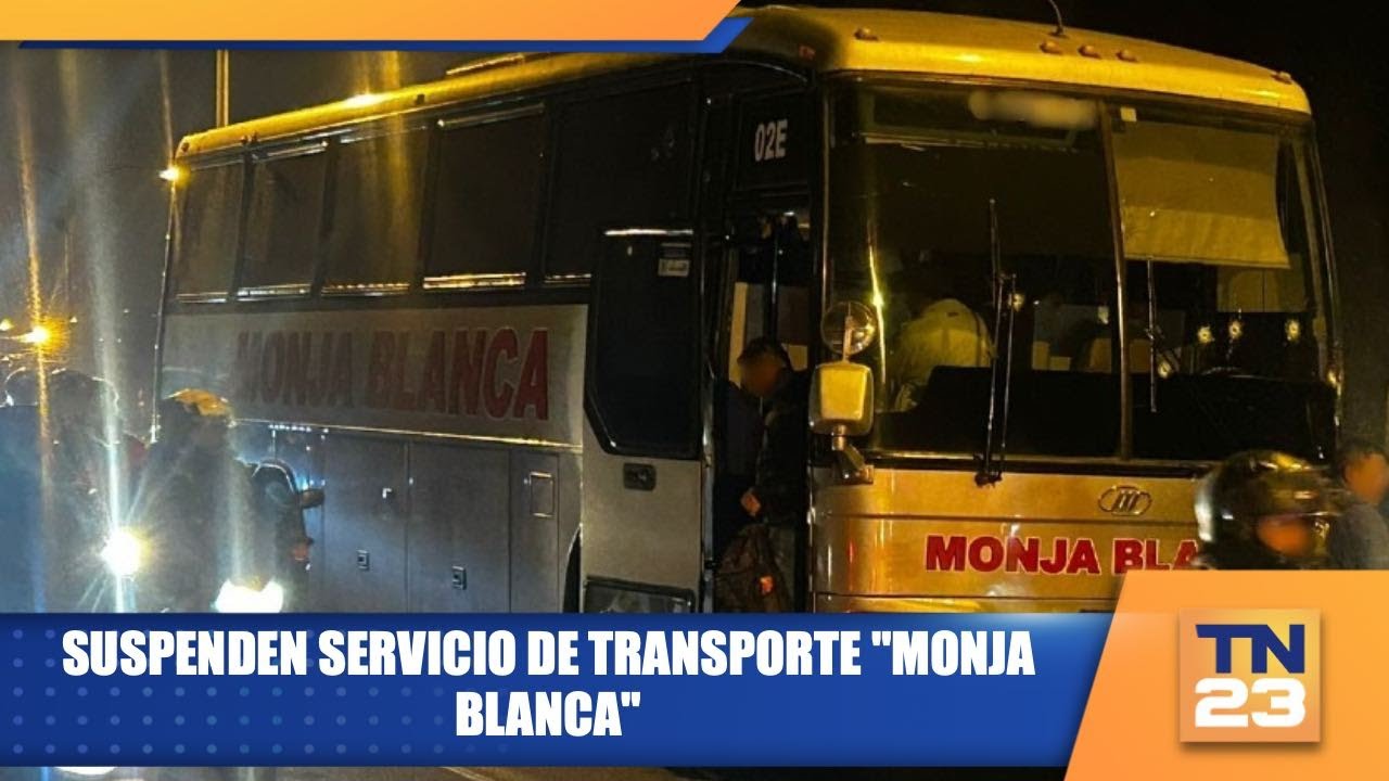 Suspenden servicio de transporte 