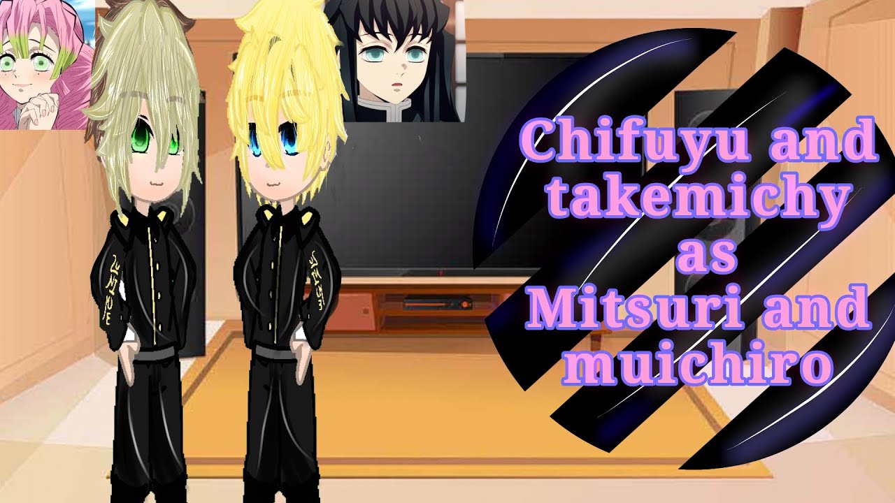 Chifuyu and takemichy as mitsuri and muichiro//🇫🇷/🇬🇧//Tokyo revengers//Demon slayer//