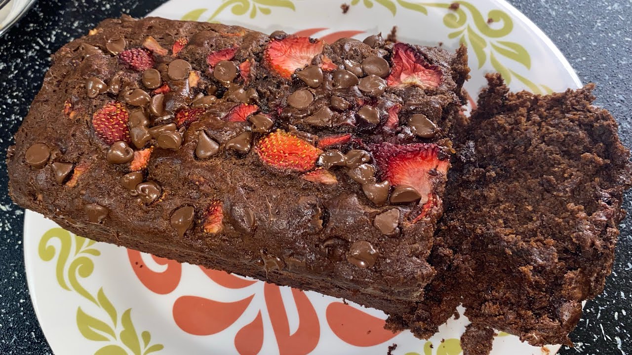 Chocolate Strawberry Banana Bread (read description)