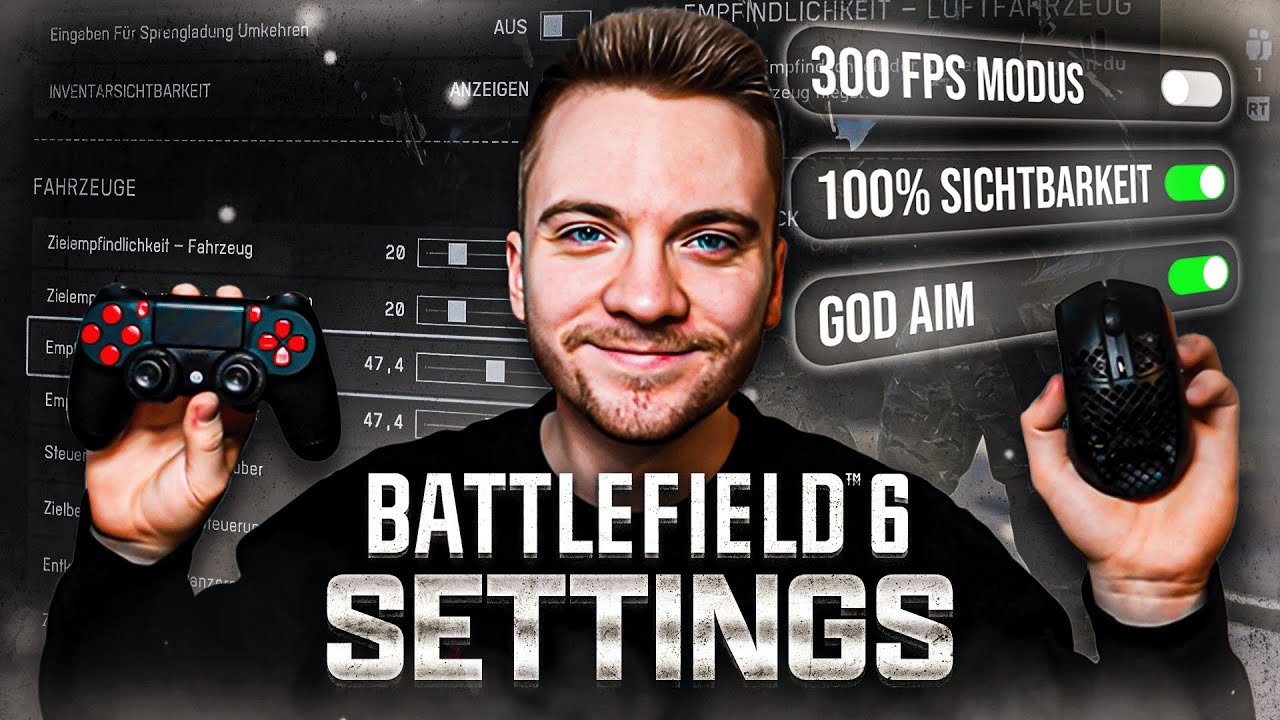 Die BESTEN SETTINGS für BATTLEFIELD 6! (Maus, Controller & Grafiksettings)