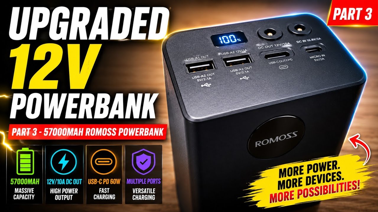 Power Bank With 12v DC Output