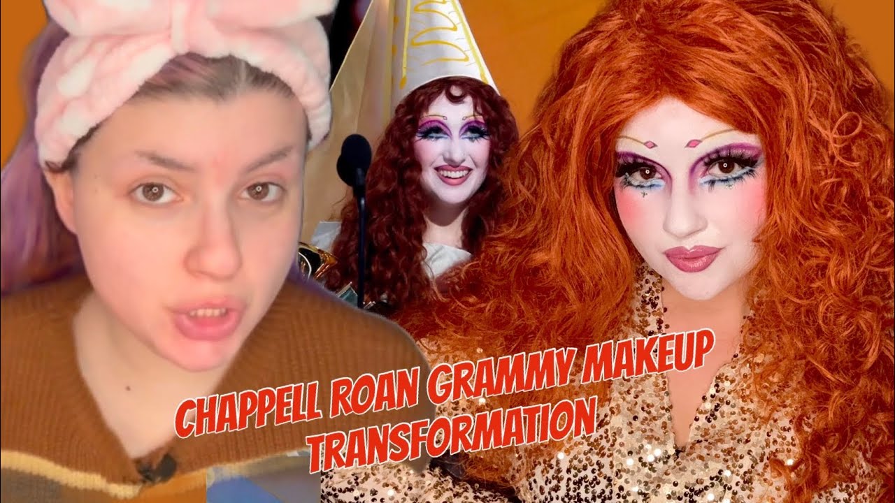 Chappell Roan Grammy Makeup Transformation