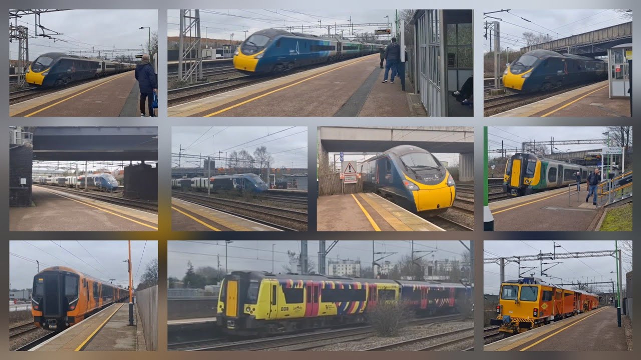 Trains At Lichfield Trent Valley (WCML/XCL) 01/02/25 Ft SWTR & Joseph Broadway