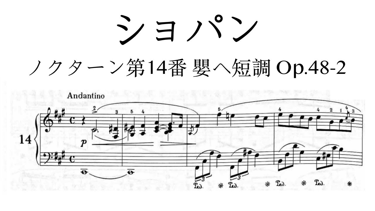 Chopin Nocturne Op.48 No. 2 [w/Score] | Gabriele Tomasello