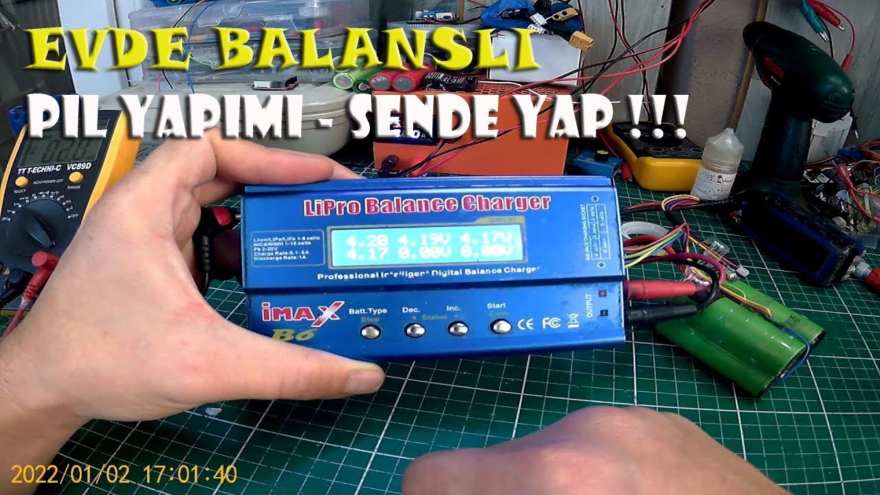 Balance charge Li ion/ Lipo battery pack - Li ion Pillere Balans Soketi Bağlantısı (Açıklamayı Oku!)