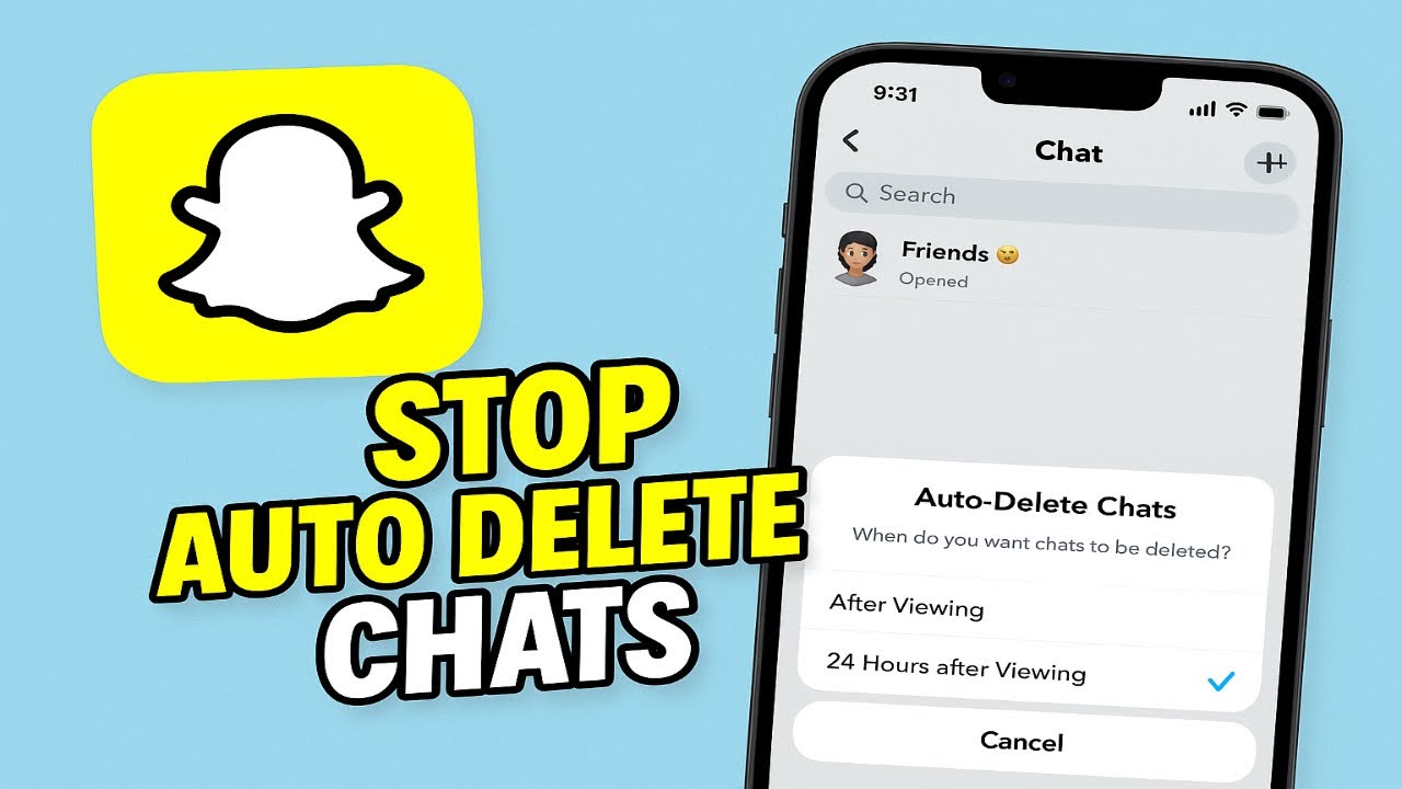 Как отключить автоматическое удаление сообщений в Snapchat (2025)