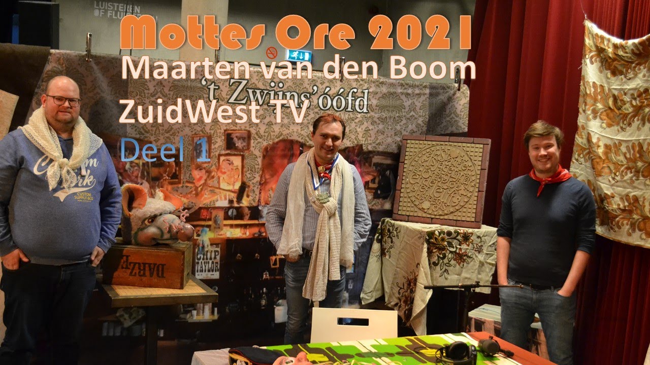Mottes Ore 2021 afl. 9 - Maarten van den Boom (ZuidWestTV) deel 1 | Vastenavend Talkshow | Krabbegat