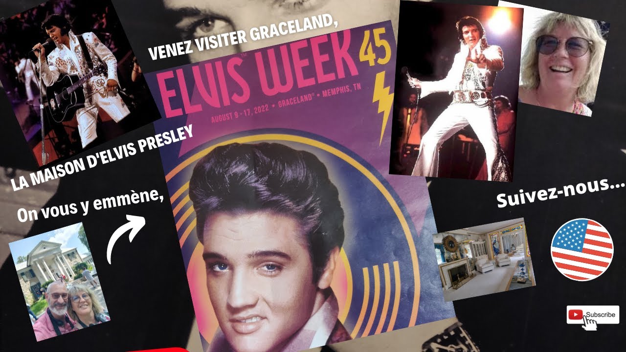 Visite de Graceland le temple du rock&roll, l'intimité d' Elvis Presley le king du rock&roll - Ep 6