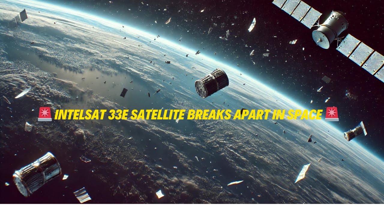 Space Travel in Danger! Intelsat 33e Breaks Apart, Sparking a Space Debris Crisis 🌍🚨