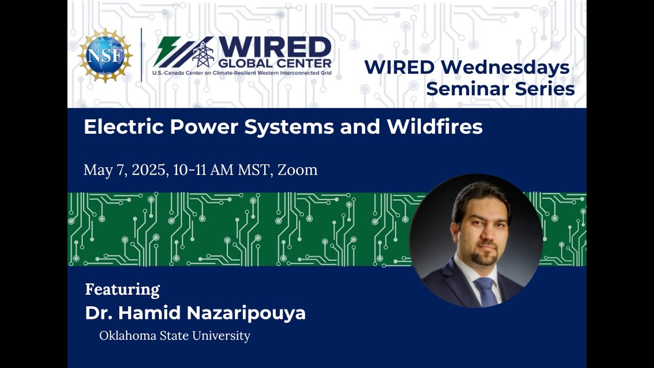 WIRED Wednesdays Seminar Series | Dr. Hamid Nazaripouya