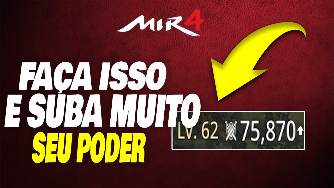Mir4 Fa&ccedil;a isso e suba seu poder Rapidamente