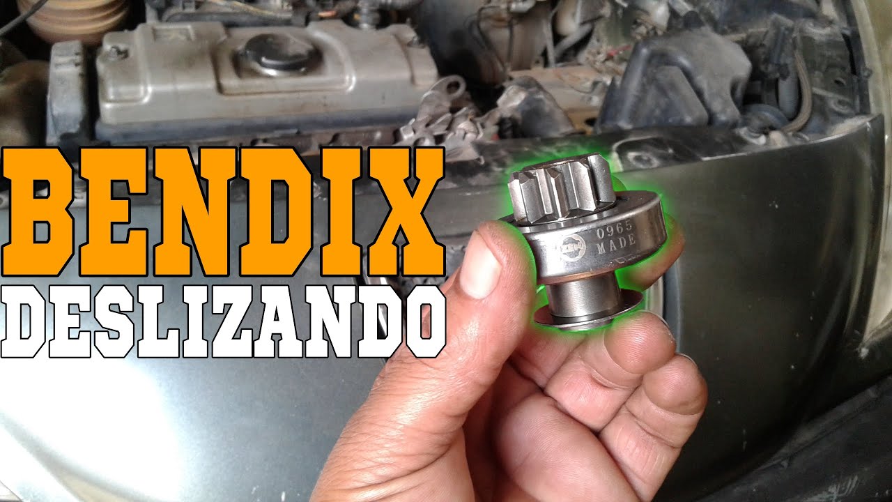 MOTOR DE PARTIDA BENDIX DESLIZANDO