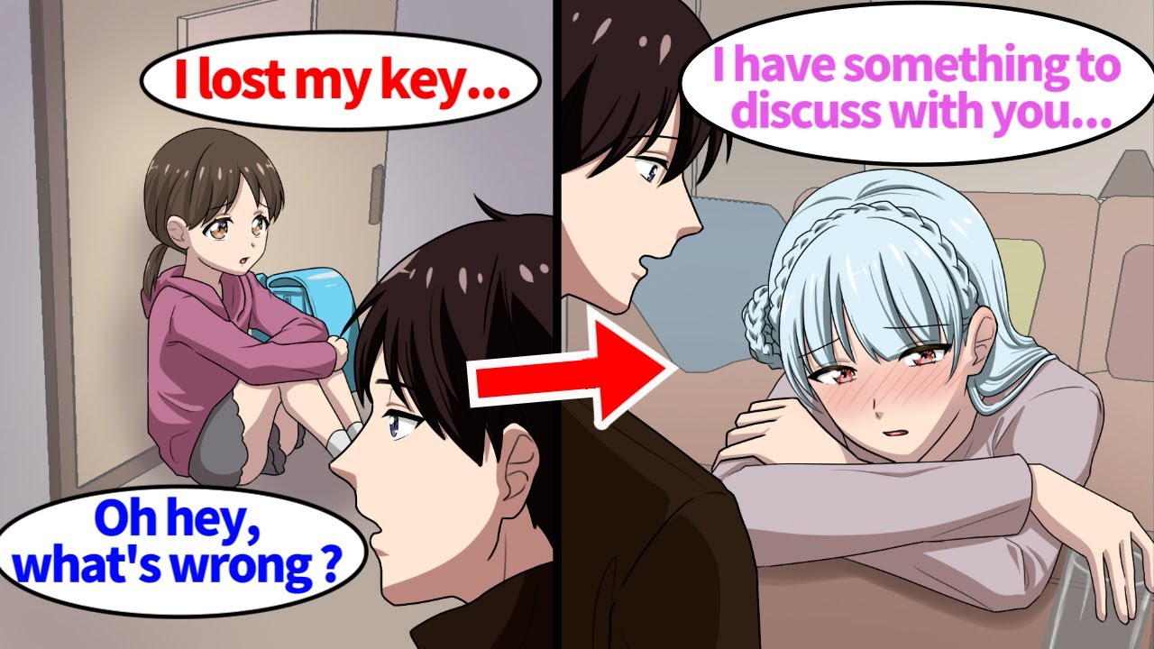 【Manga】When I helped a neighbor's girl who lost her key, I started interacting with her mother...