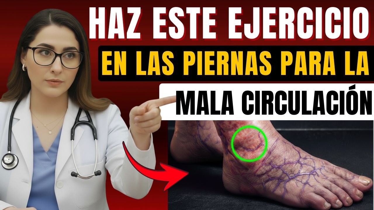 Mala Circulación en las Piernas después de los 60 Haz ESTE Ejercicio 1 VEZ al DÍA | Dra. Salomé
