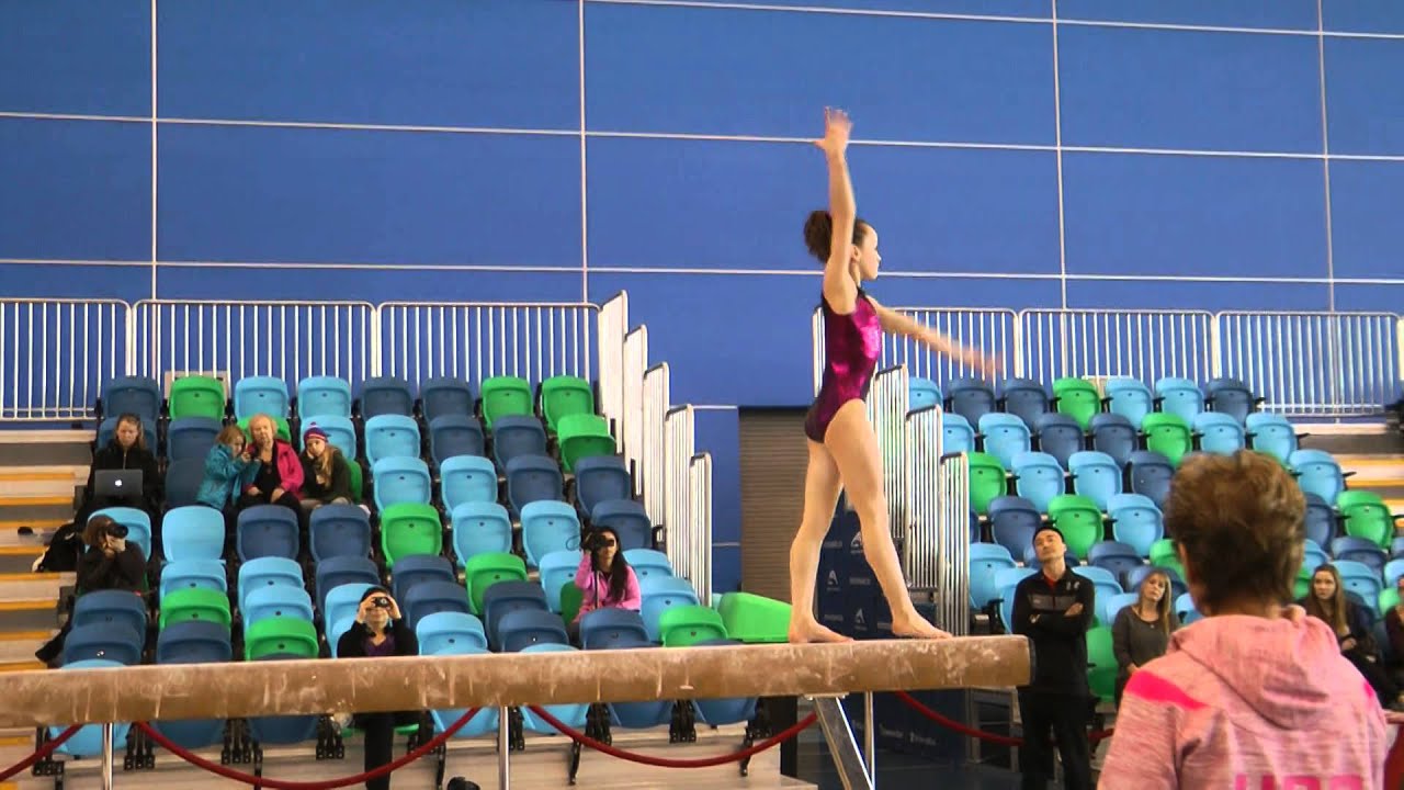 Norah Flatley - Balance Beam - 2014 Pacific Rim Championships - Podium Training