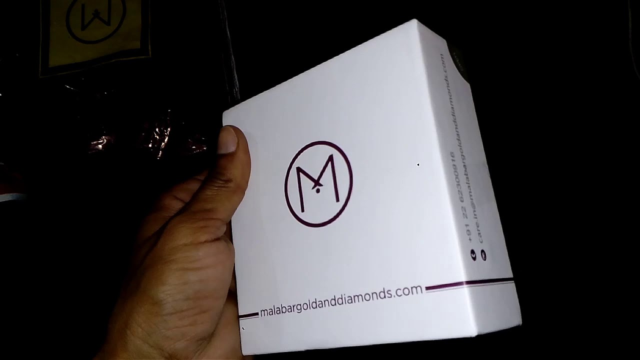 Malabar gold and diamonds l gold chain unboxing l online shopping