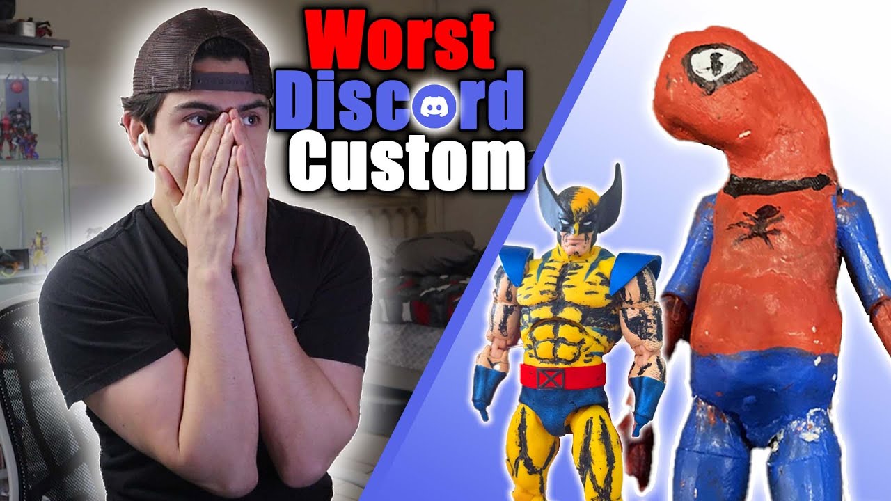 Reacting to DISCORD CUSTOMS action figures