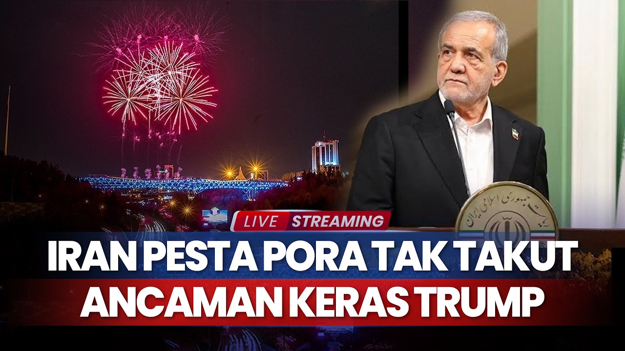 Iran Pesta Pora Tak Takut Ancaman Keras Trump
