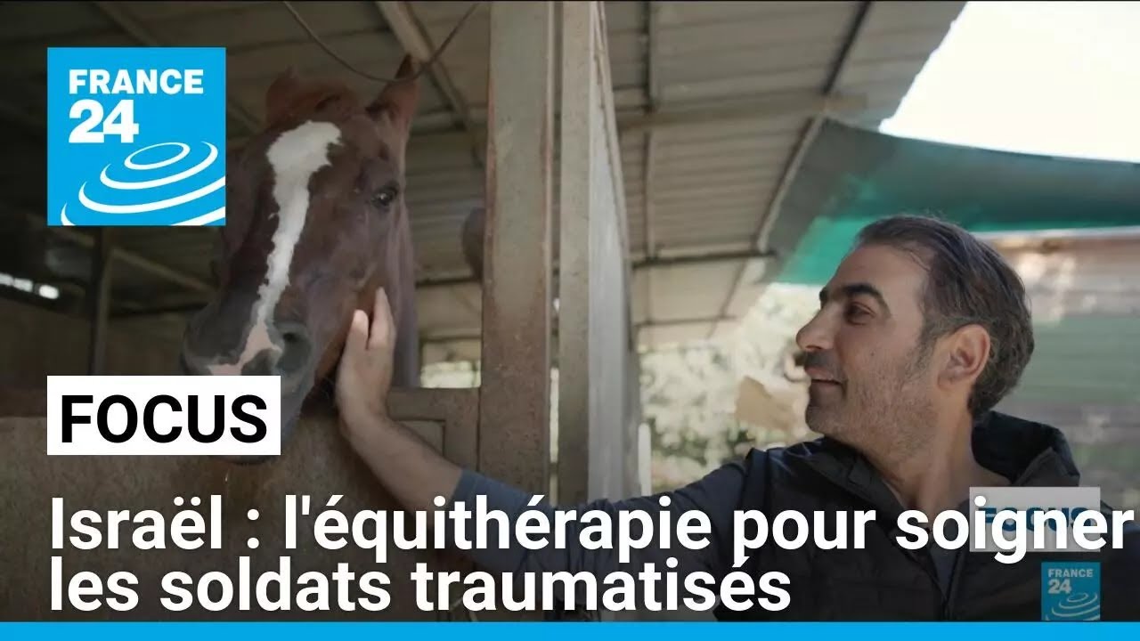 Israël : l'équithérapie pour soigner les soldats traumatisés par la guerre • FRANCE 24