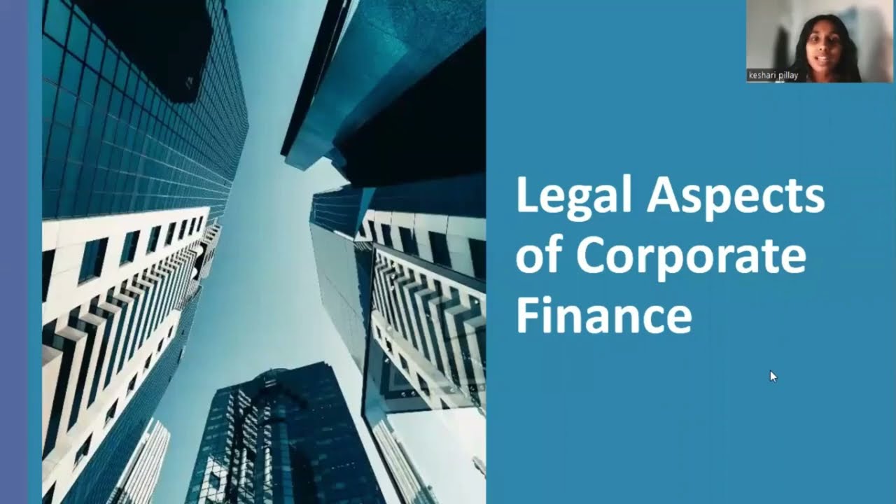 The legal aspects within corporate finance in South Africa (Group 9) (FINA7CR)
