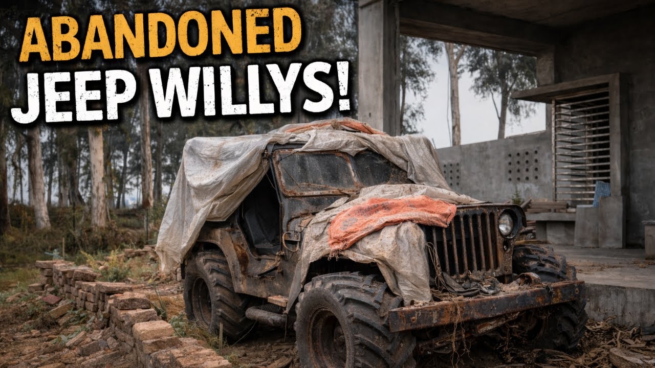 Abandoned Jeep Willys Found in India | Hidden in a Village Home 😨