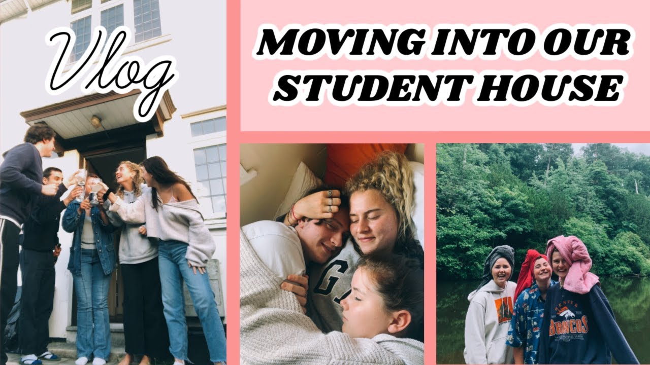 Moving into my student house VLOG : student housing is gross...but FIRST FLAT EVER