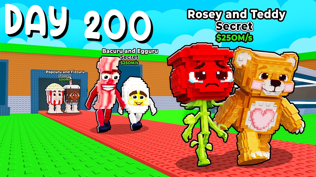 I Spent 200 Days in STEAL A BRAINROT!