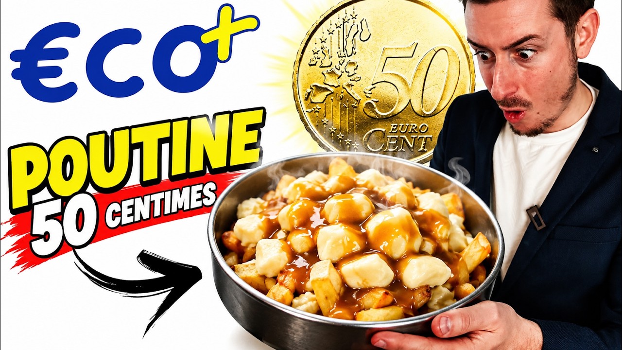 Je fais une POUTINE 100% ECO+ POUR 50 CENTIMES ! (recette + dégustation)