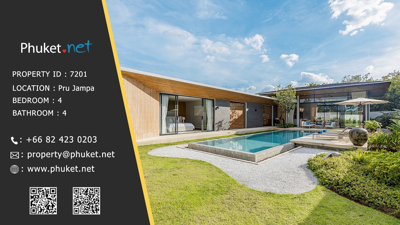 Villas For Sale: Ready-to-Move-In Modern Pool Villa in Thalang - Phuket.Net Real Estate