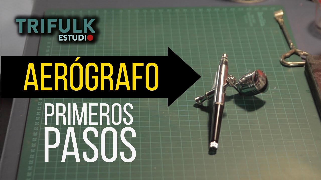 Aerógrafo, primeros pasos