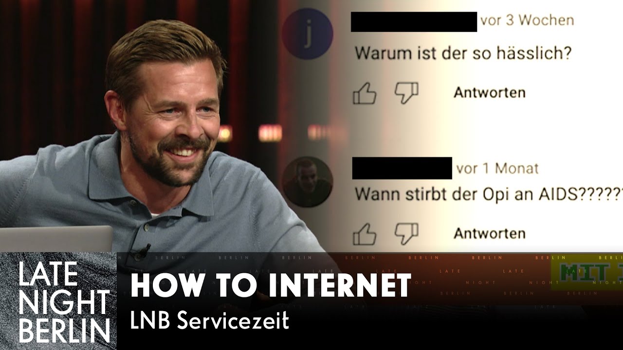 Leben mit Internet: Klaas erkl&auml;rt die digitale Welt | Late Night Berlin