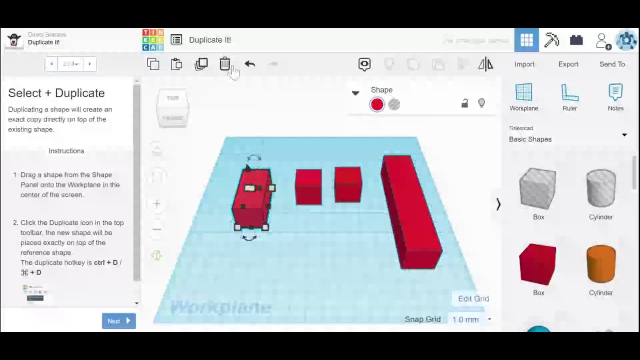 Duplicate It! | Tinkercad