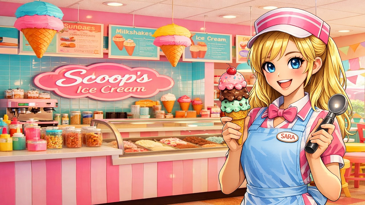 Ice Cream Simulator Demo | New Simulation Game | No Commentary Long Gameplay