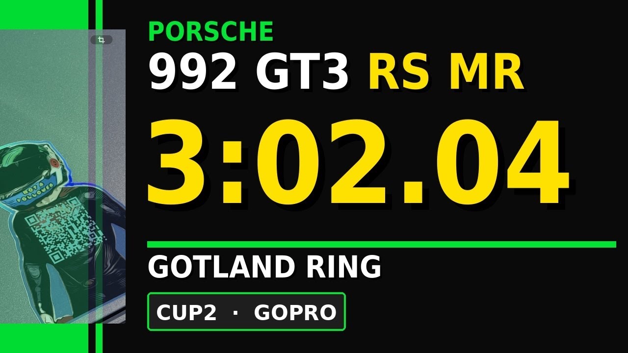 🏁 992 GT3 RS MR | Cup 2 | Drove to Track. PB 3:02.04. Drove Home.🥶 Cold & damp | Gotland 7.3 