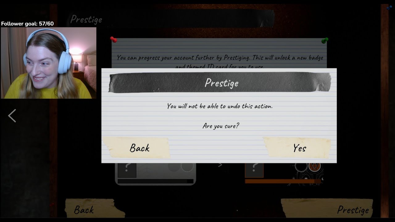 Prestiging in Phasmo