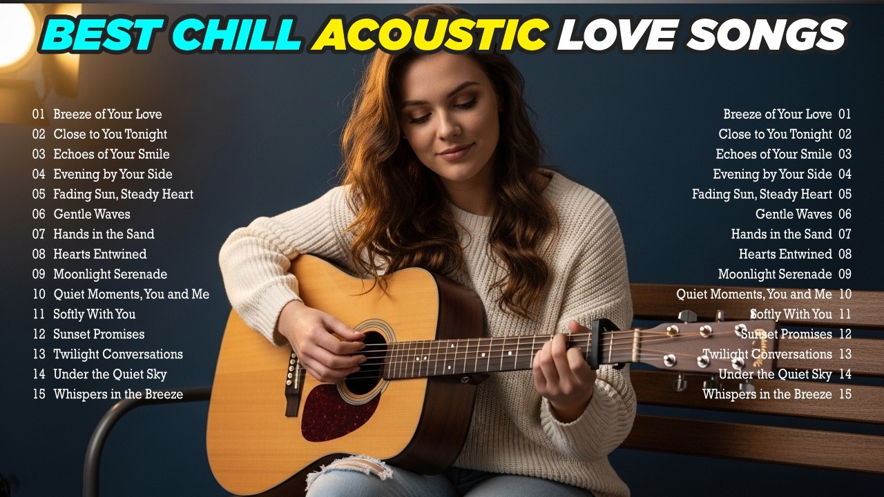 Peaceful Guitar Music for Evening Relax – Acoustic Love Songs | best chill playlist 2026